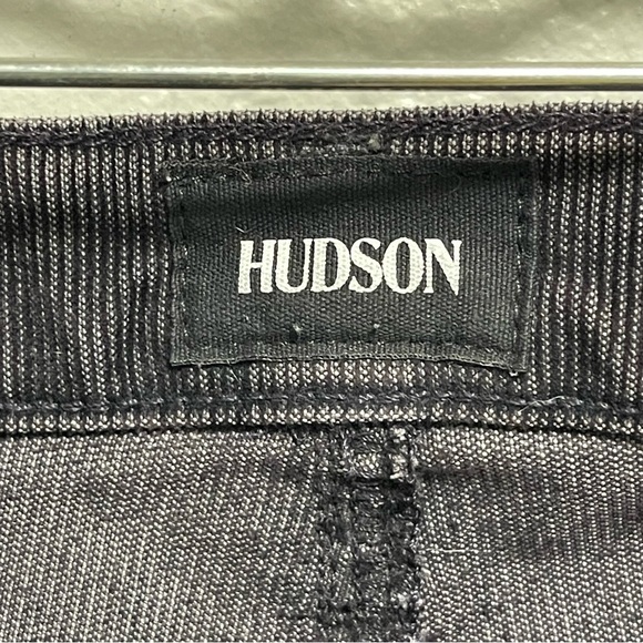 Hudson Nico Super Skinny MidRise Dark Purple Corduroy Pants Size 27 - Picture 4 of 8